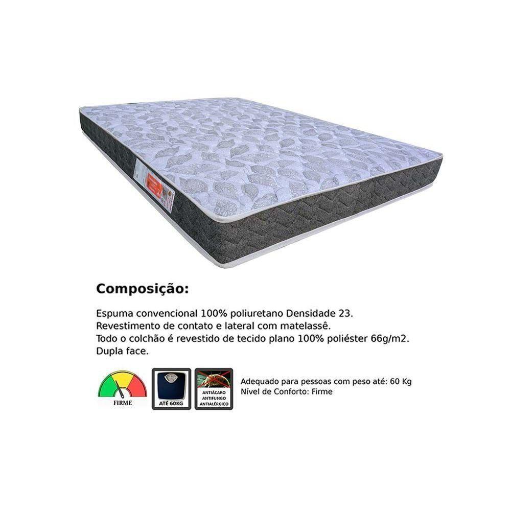 Miniatura Colchão Solteiro Espuma D23 Comfortpedic Line (78x188x14) - Orthoflex
