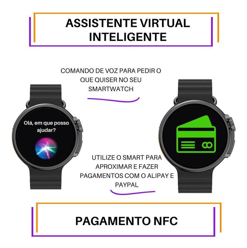Miniatura Smartwhat 2023 Hw3 Ultra Max Sports Lançamento - Cinza