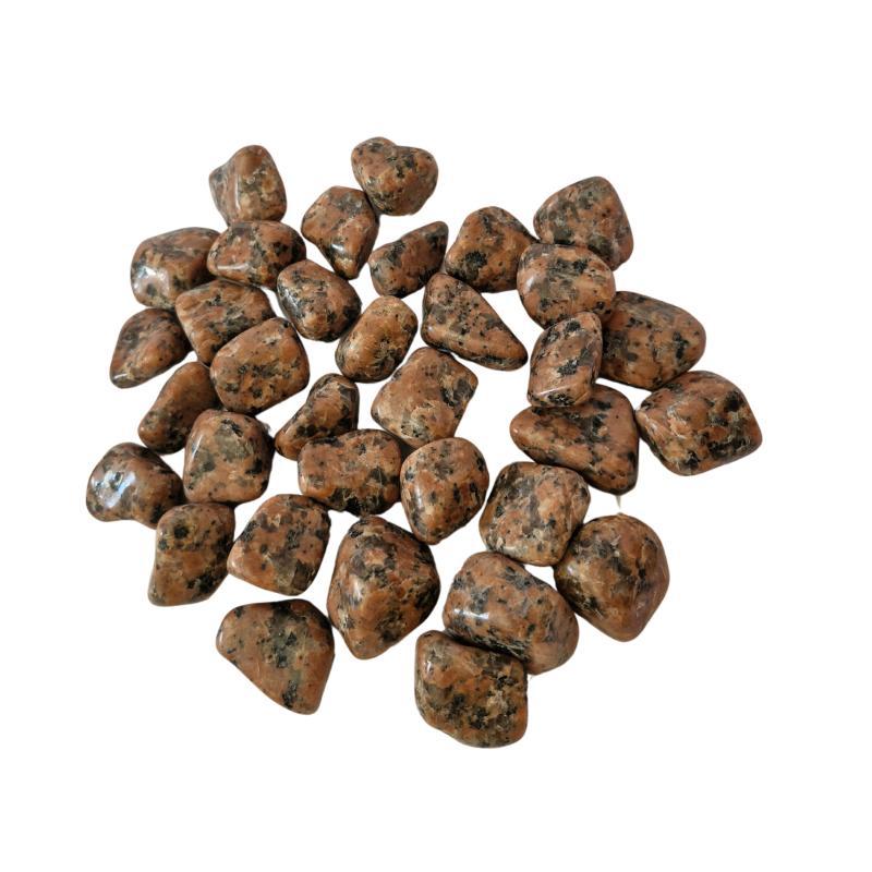 Miniatura Pedra Calcita Orquídea 4 A 6 Cm Rolada 1 Kg Natural