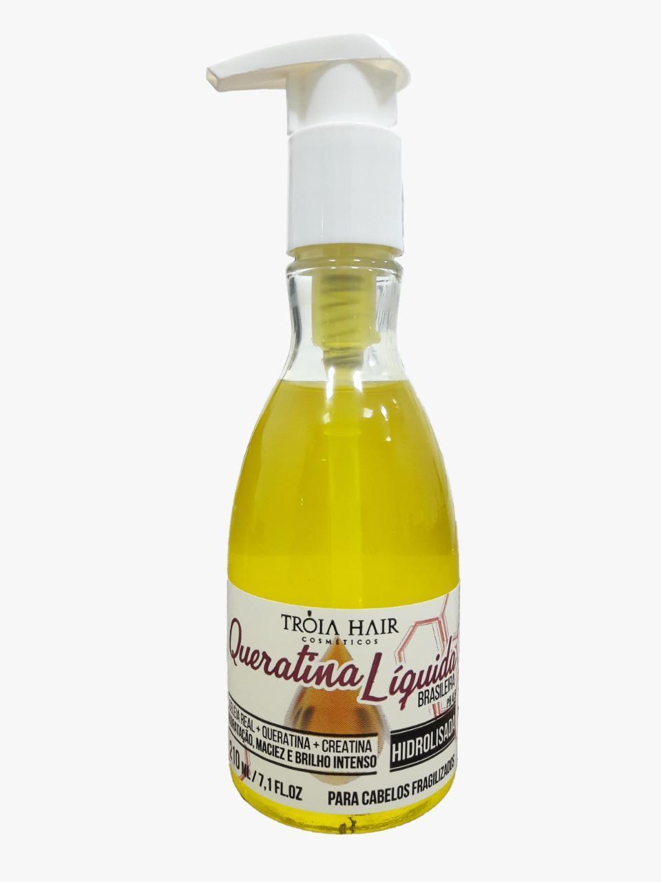 Miniatura Kit Organic + Queratina Liquida 210Ml + Nanofixer Troia Hair