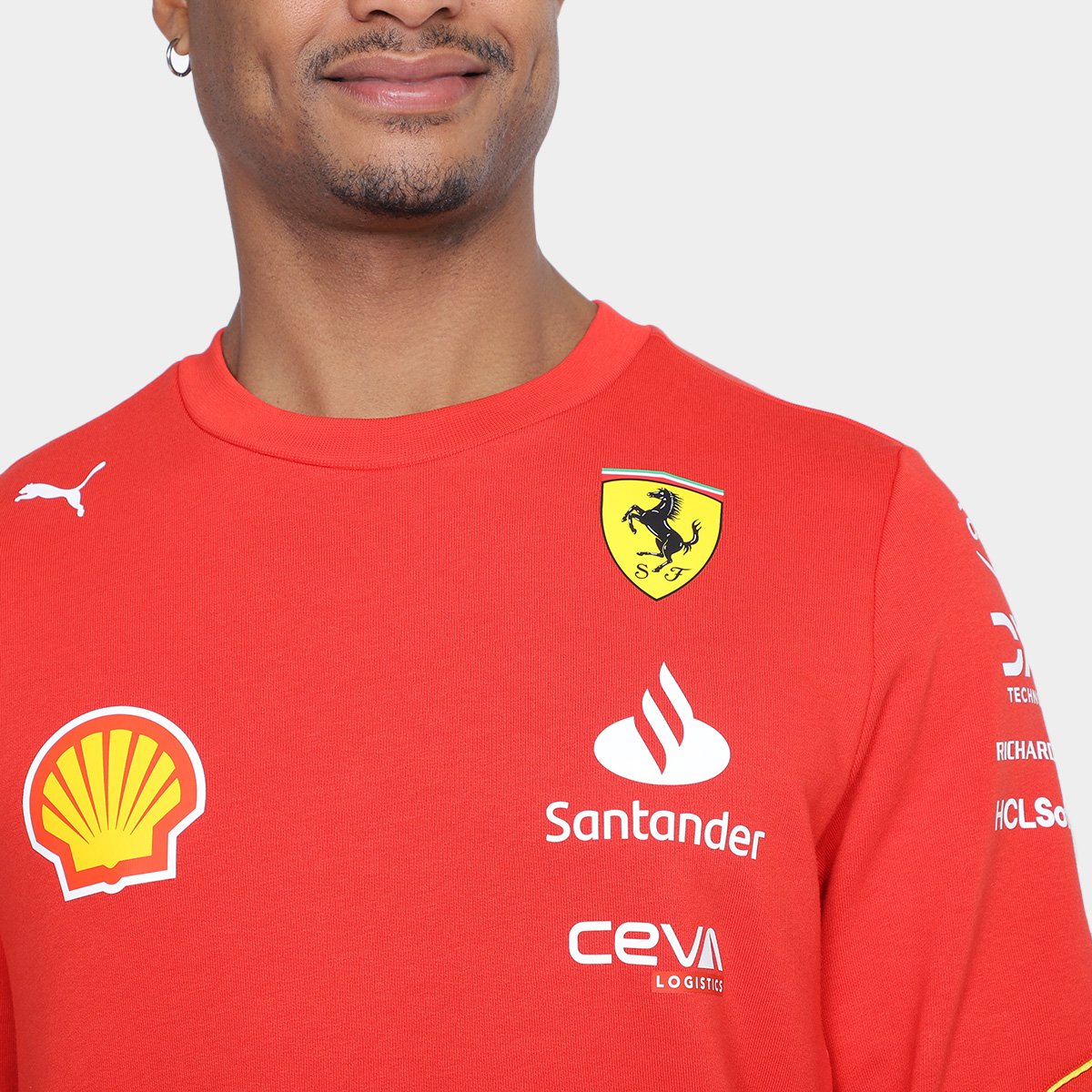 Miniatura Moletom Puma Scuderia Ferrari Masculino Vermelho - G