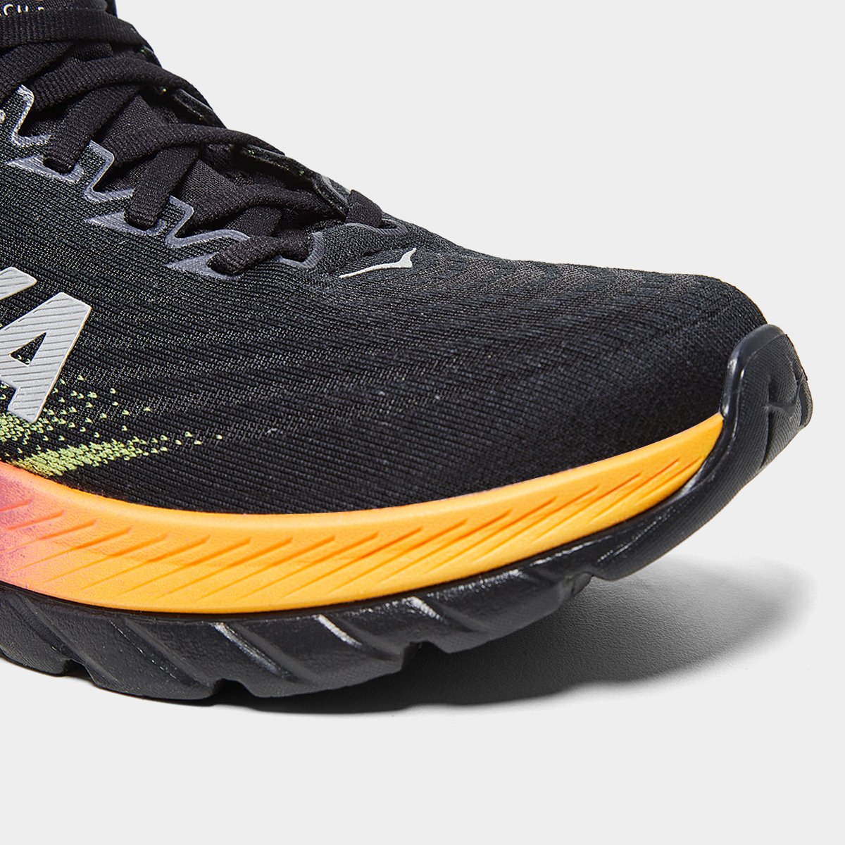 Tênis Hoka Mach 5 Masculino Preto+Amarelo - 43