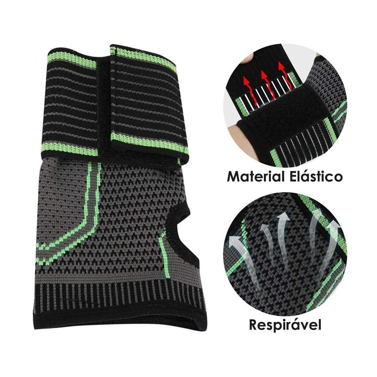 Miniatura Munhequeira Para Tendinite Órtese Ajustável Pulso Elástica