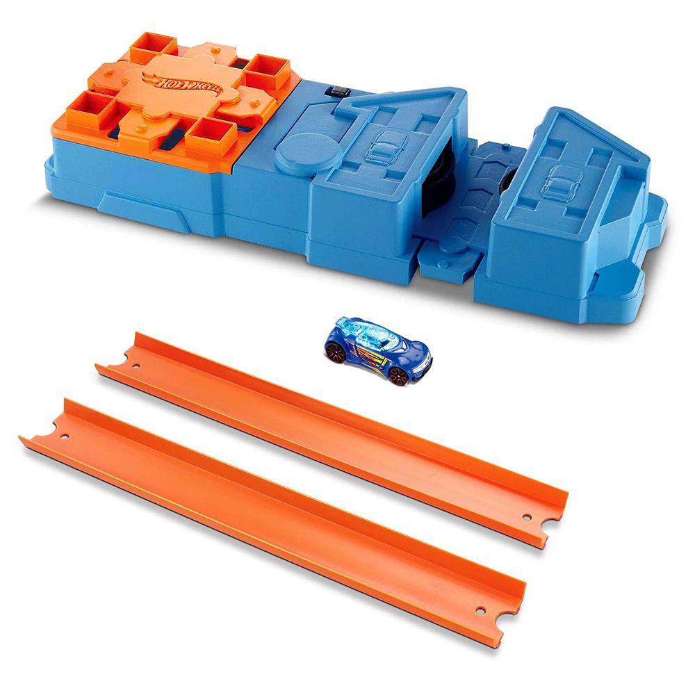 Miniatura Pista Hot Wheels Acelerador Conjunto Booster Pack Gbn81 Pista de brinquedo - Hot wheels