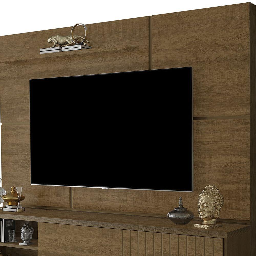 Miniatura Painel Suspenso Para Tv Mariana Até "75" Ml01 - Amarena Móveis Cor Malbec