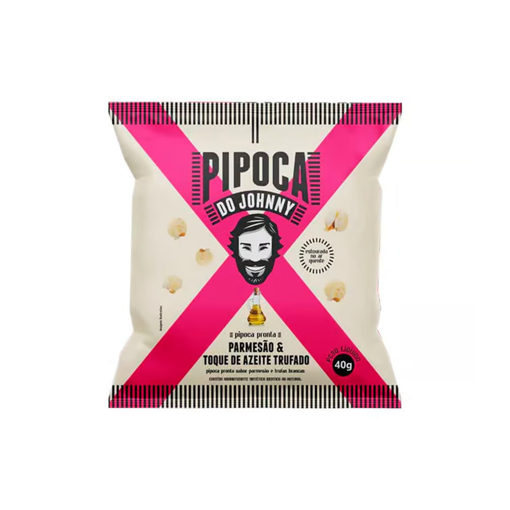 Miniatura Pipoca Pronta do Johnny Sabor Parmesão e Azeite Trufado 40g