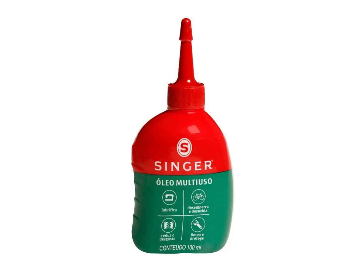 Miniatura Óleo Lubrificante Máquina Multiuso Singer 100Ml Caixa Com 24