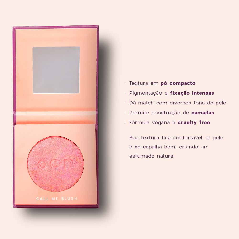 Miniatura Blush em Pó Océane Blush Me Call me Blush