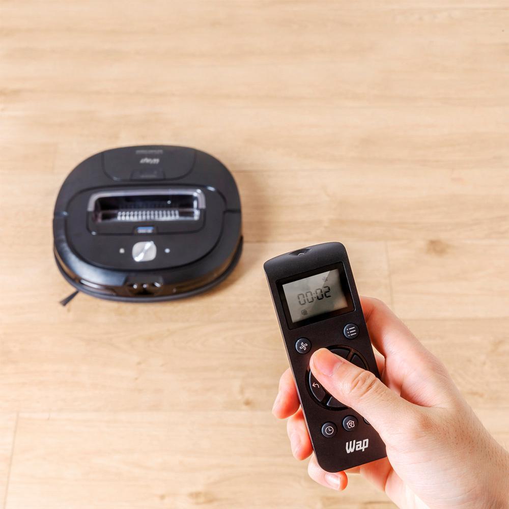 Miniatura Robô Aspirador De Pó Wap Controle Remoto Robot Wsmart Bivolt