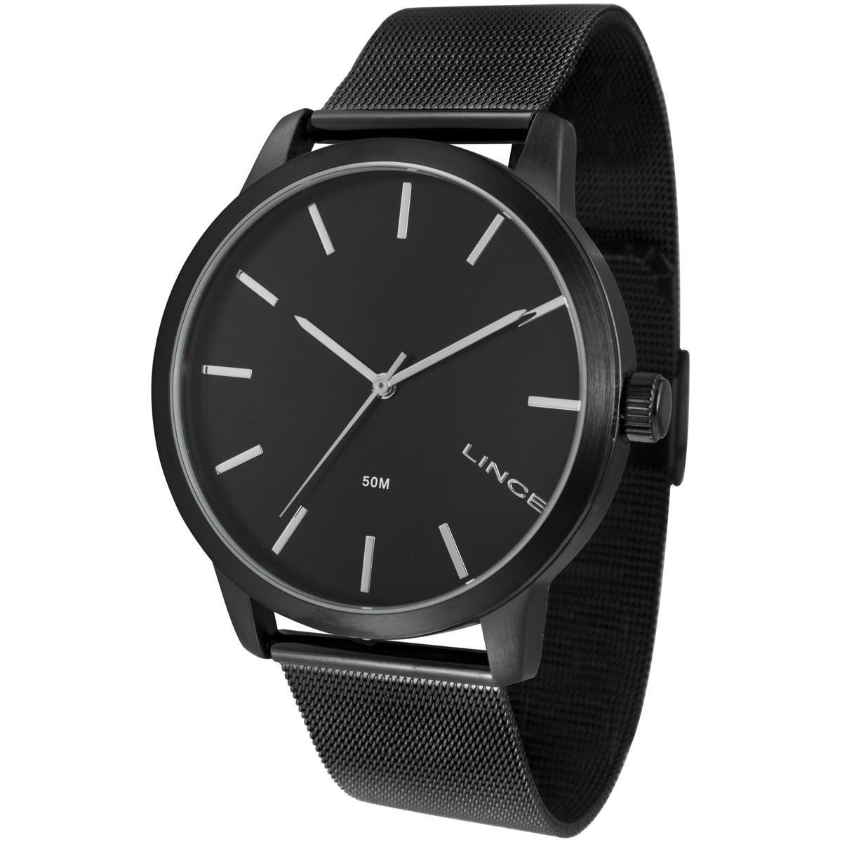 Miniatura Relógio Lince Masculino Mrm4422L P1Px Casual Mesh Black