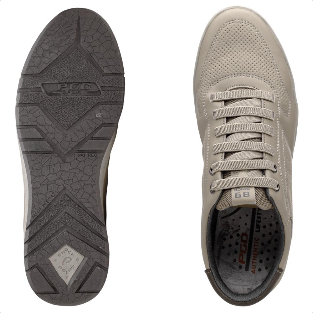 Sapatênis Pegada Casual Element Masculino Bege / Marrom - 37