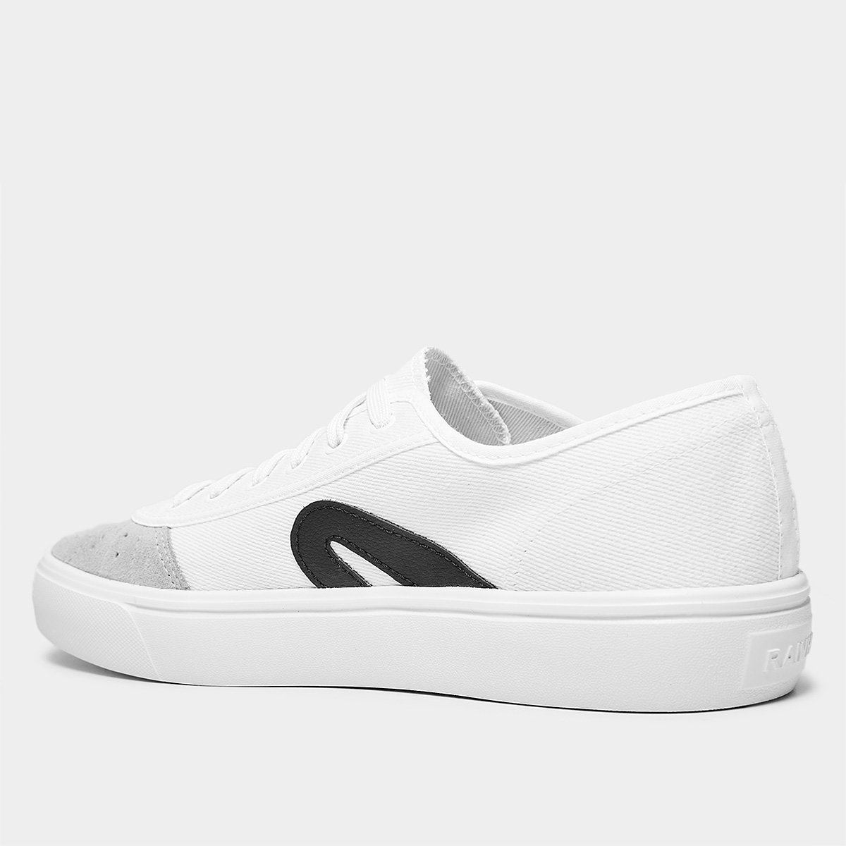 Miniatura Tênis Rainha Vl 2500 Comfort Unissex Branco+Preto - 37