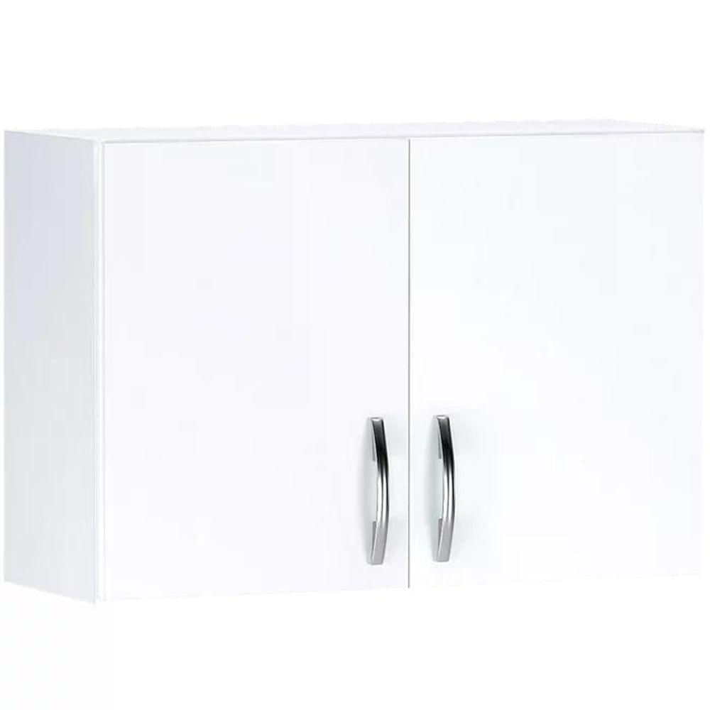 Miniatura Armario Aereo 2 Portas 80 Cm Branco Reajl Moveis Branco