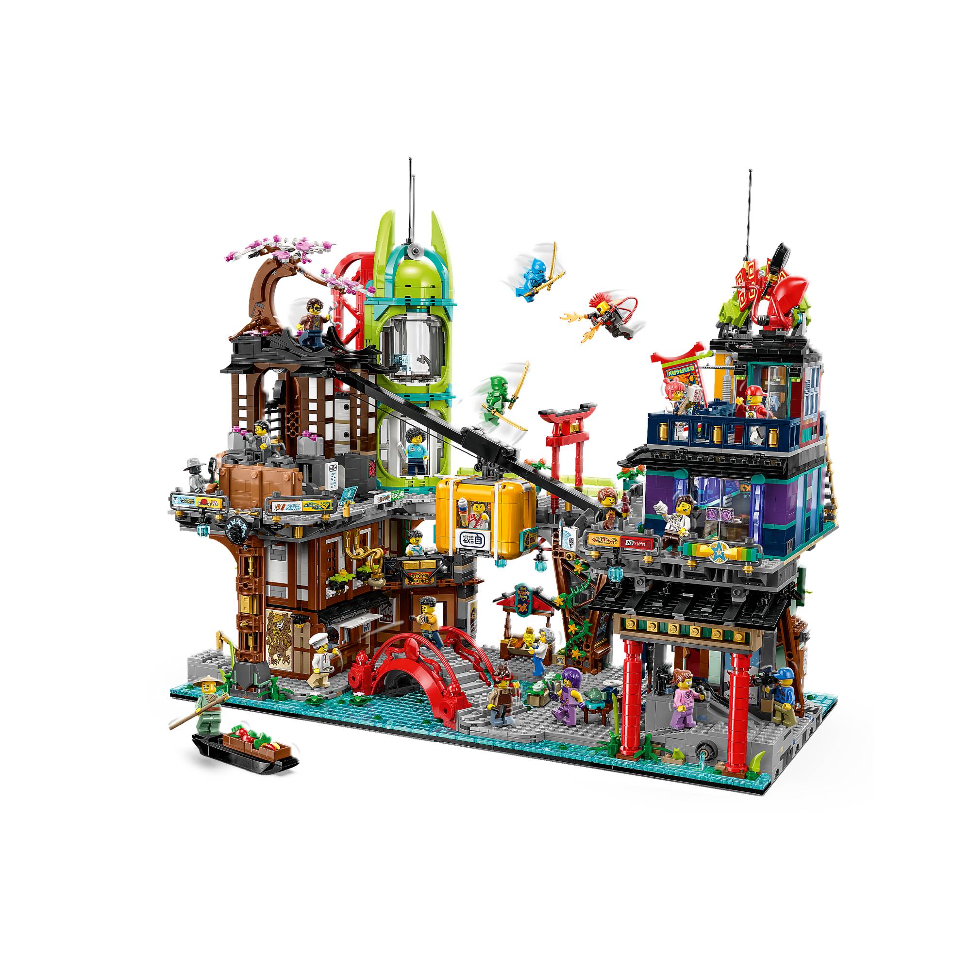 Miniatura LEGO Ninjago - Mercados da Cidade de Ninjago