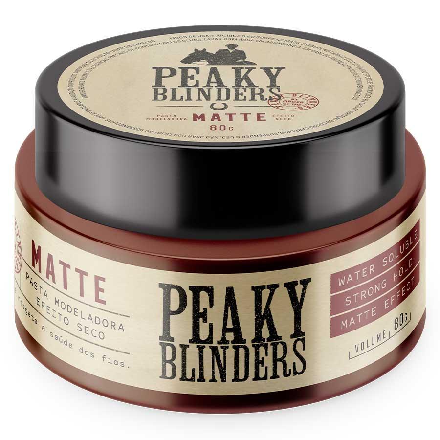 Miniatura Pasta Matte Peaky Blinders Pomada Cabelo Alta Fixação 80G
