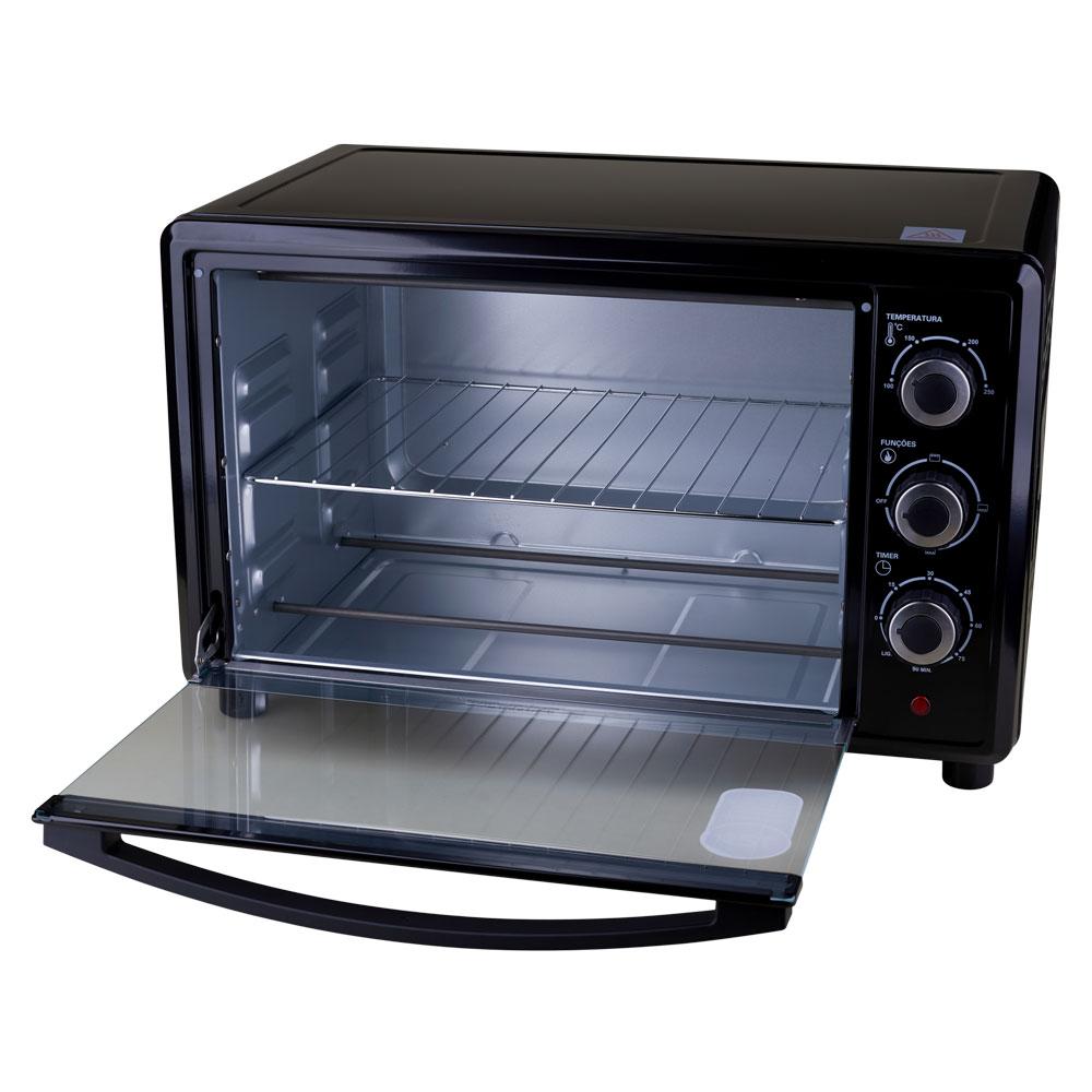 Miniatura Forno Elétrico 42L Family II Mondial FR42 Preto 220V Preto - 220V
