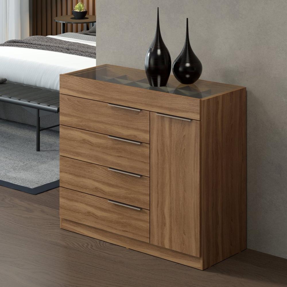 Miniatura Cômoda com Porta Joia 5 Gavetas Lume Demóbile Móveis Amendola