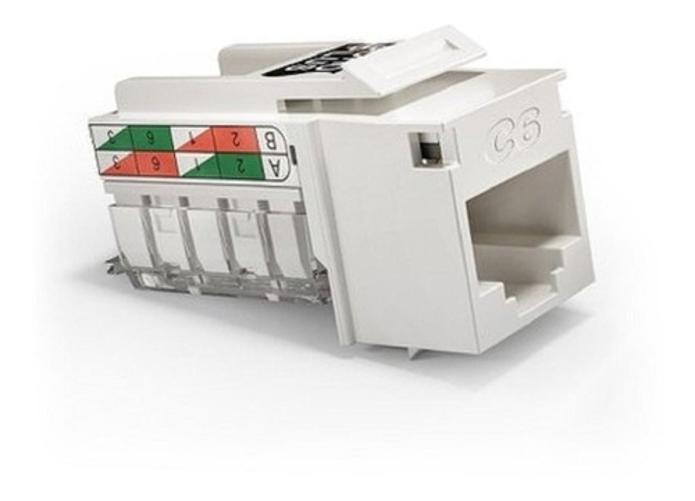 Miniatura Conector Femea Keystone Cat6 Furukawa Soho Plus Kit 50 Un