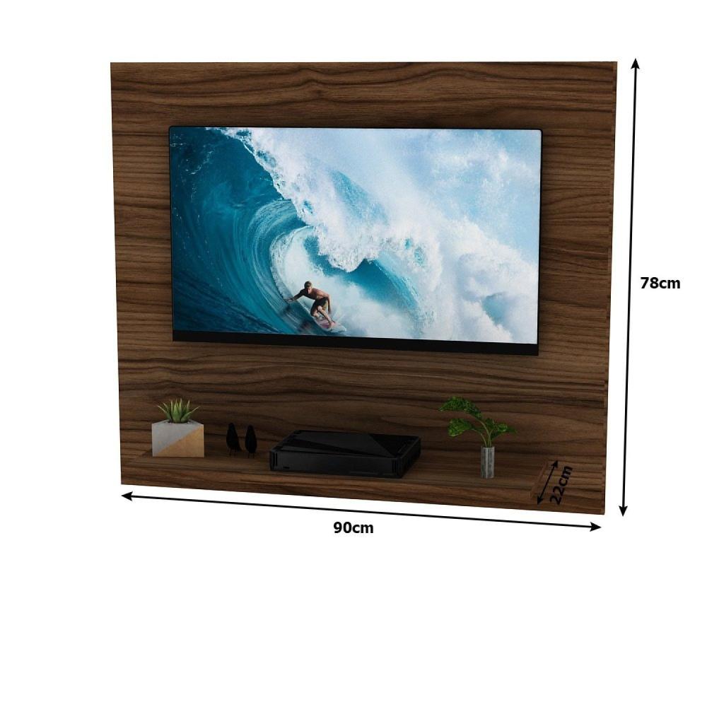 Miniatura Painel Suspenso Para TV Até 32 Polegadas 90x78cm Nogal