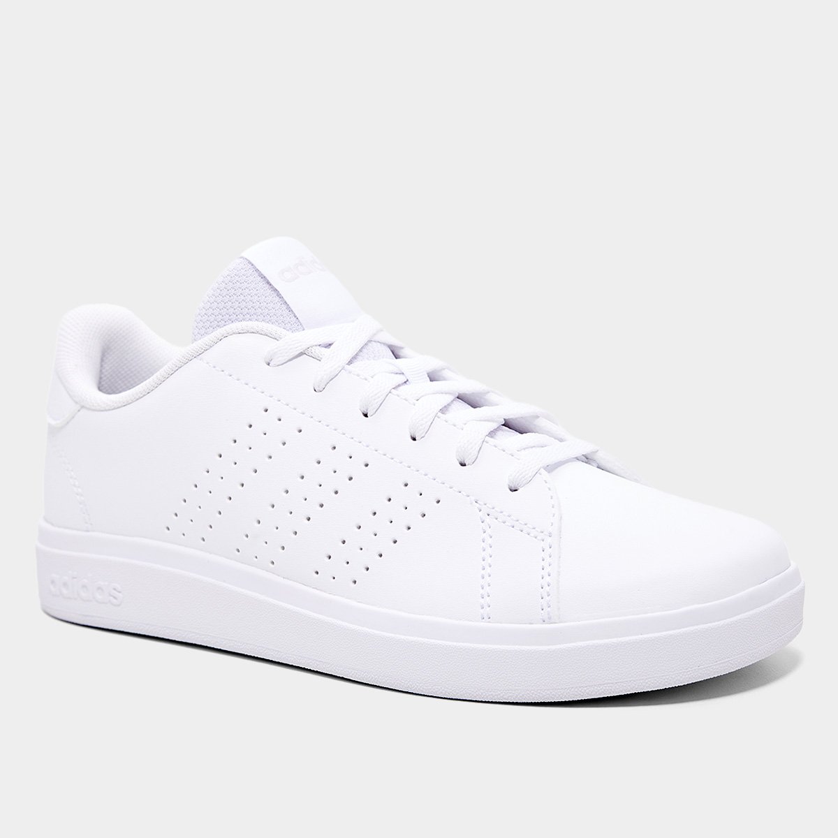 Miniatura Tênis Infantil Adidas Advantage Base 2.0 Off White - 33