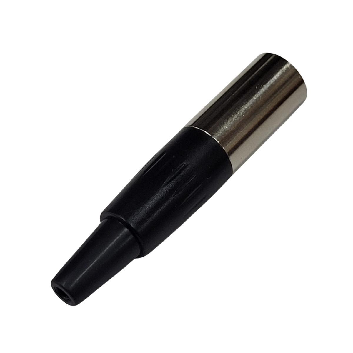 Miniatura Kit 4 Plug Mini Xlr Macho E Fêmea 4 Pinos Profissional