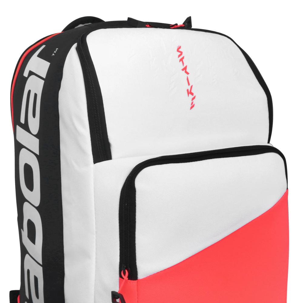 Miniatura Mochila Babolat Pure Strike Branco e Vermelha