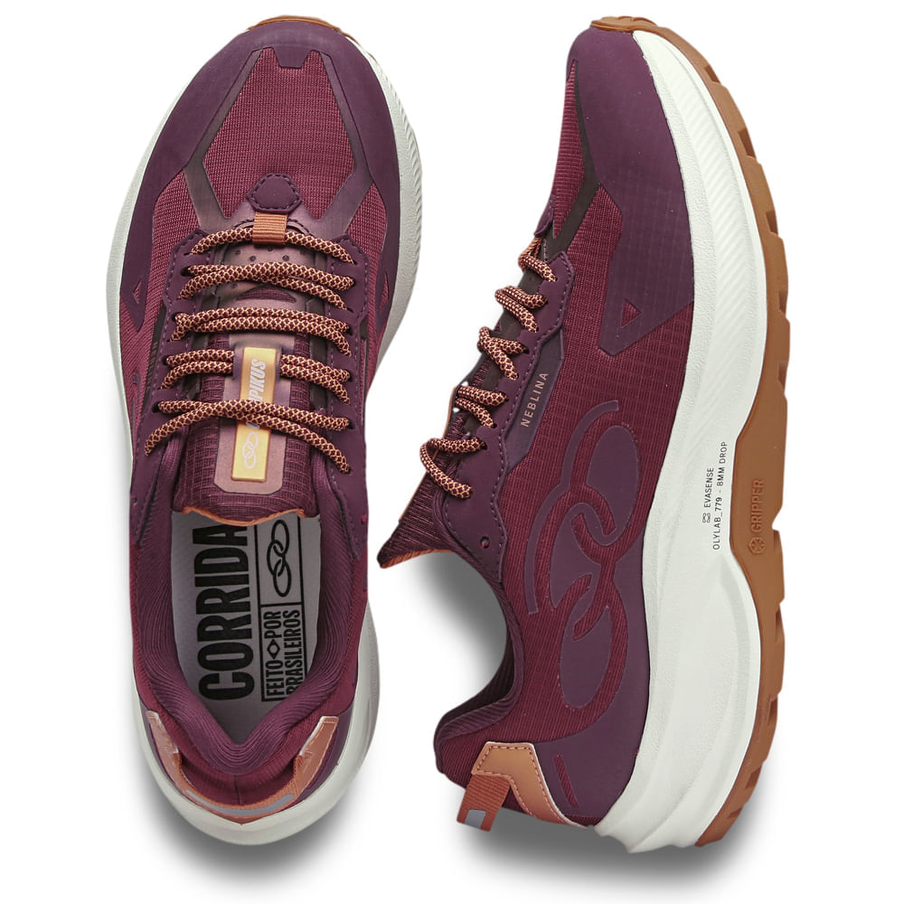 Miniatura Tênis Olympikus Neblina Feminino Roxo - 34