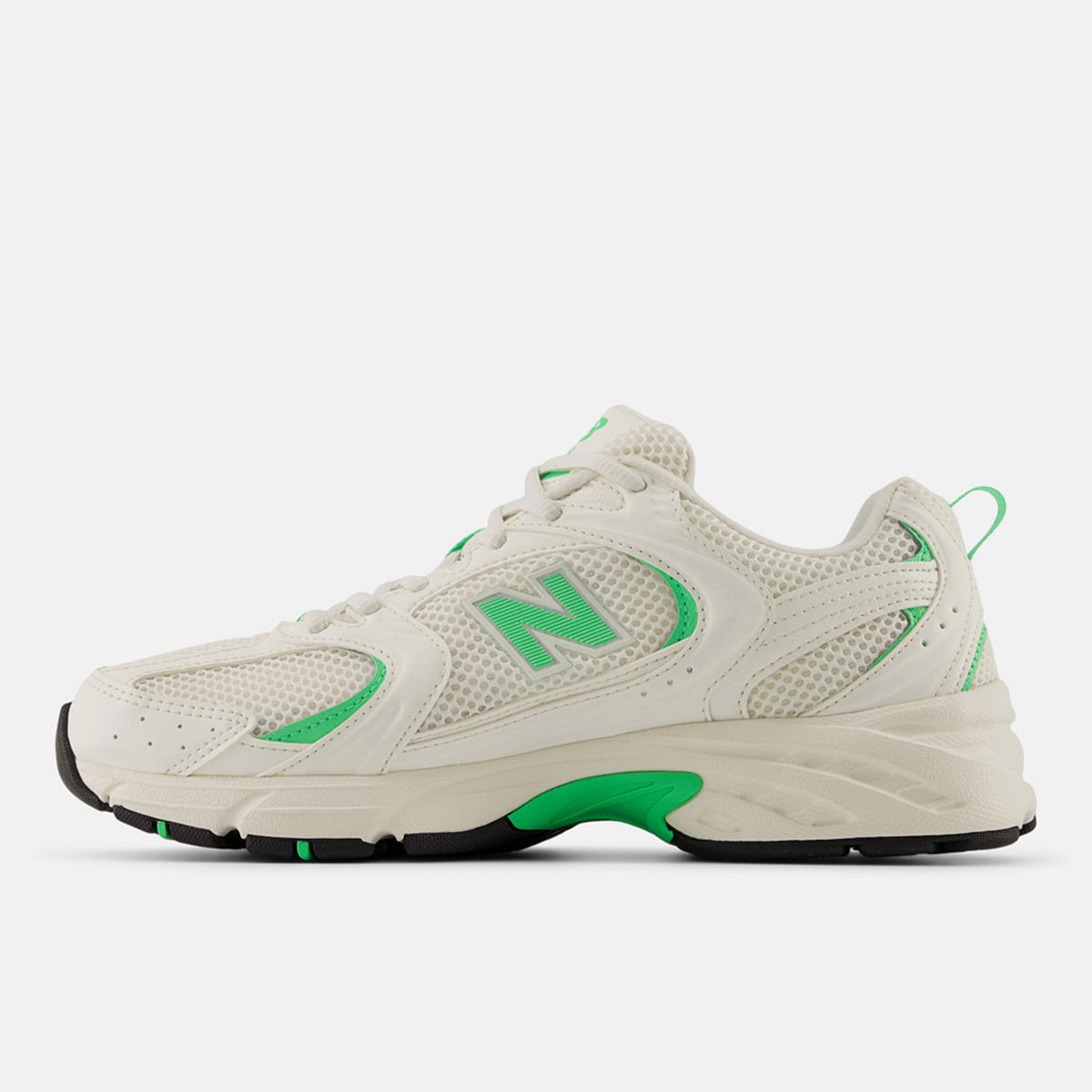 Miniatura Tênis New Balance 530 Creme+Verde - 34