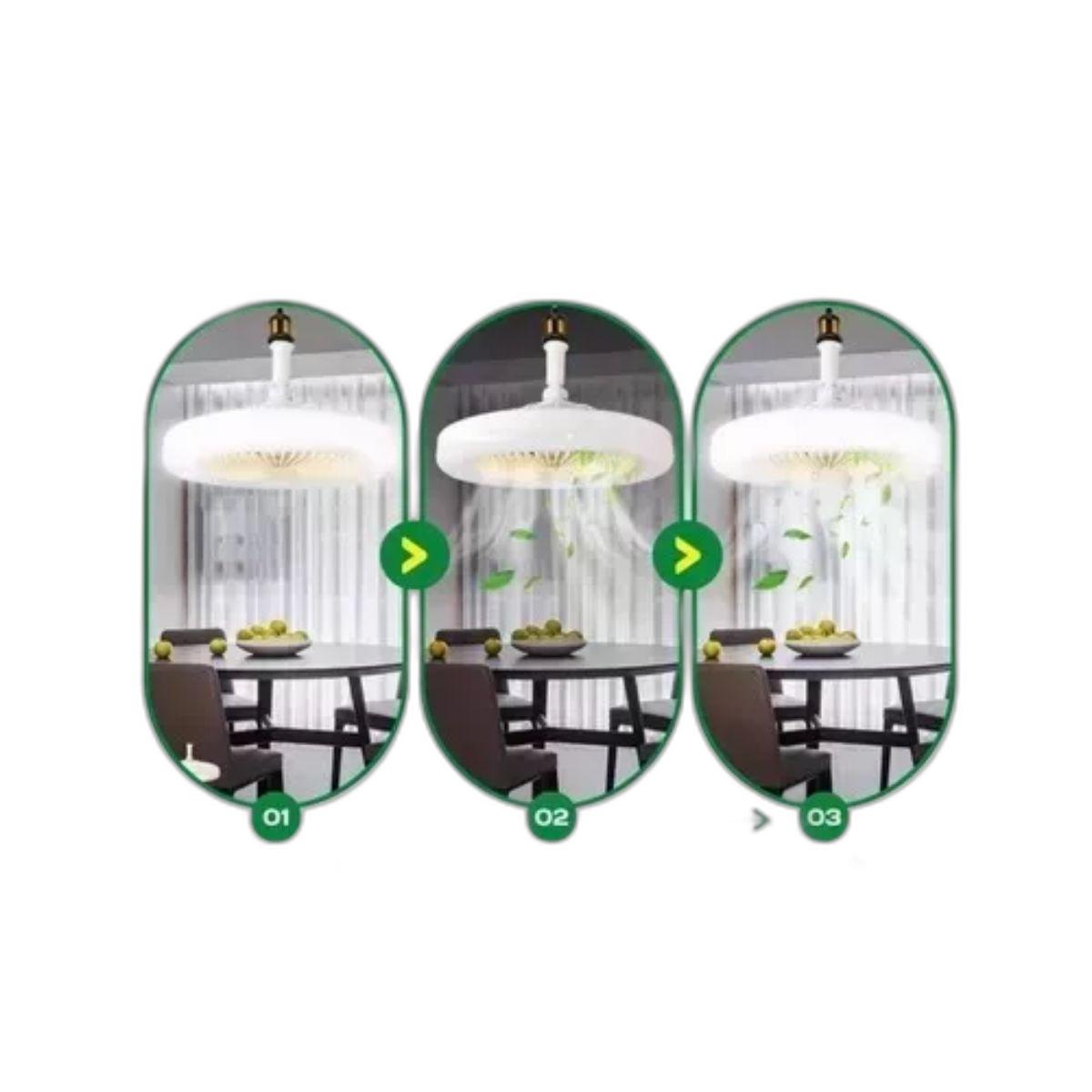 Ventilador De Teto Para Escritório Com Luz Led