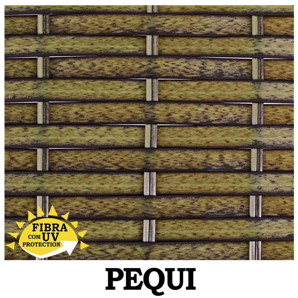 Miniatura Conjunto Com 4 Cadeiras Bela Fibra Sintética Pequi