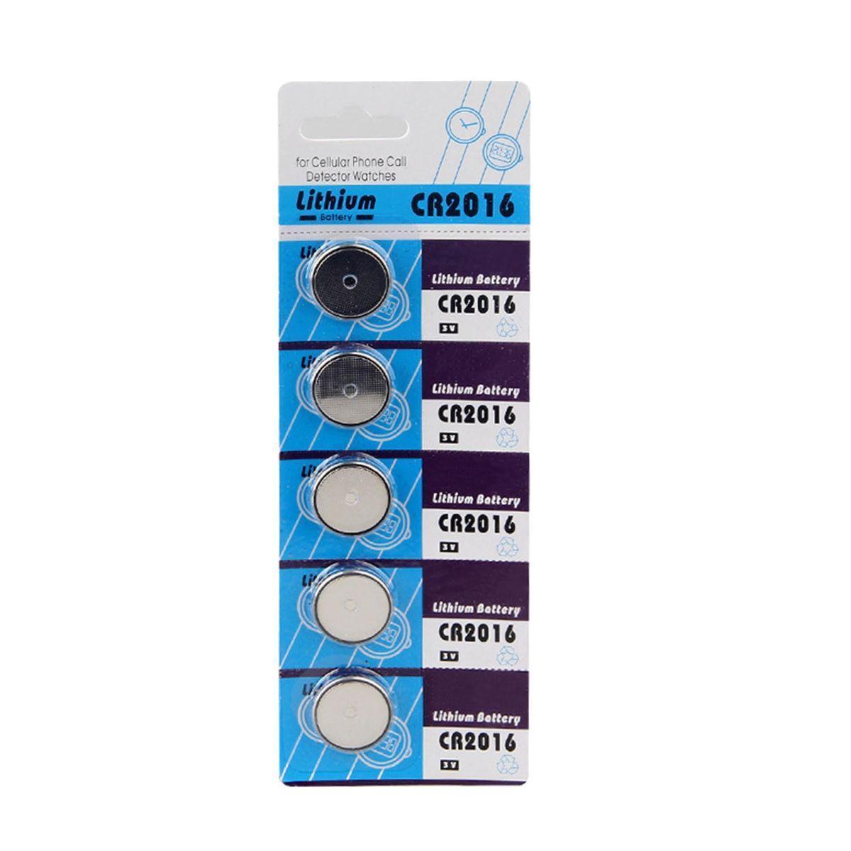 Miniatura Cartela De Bateria Lithium Cr2016 3V Para Relógios Celulares