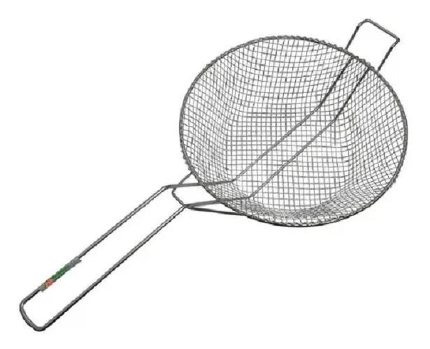 Miniatura Resistência Fritadeira Elétrica Peneira Fritura