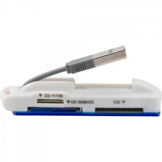 Miniatura Leitor de Cartão de Memória USB 11 em 1 LDC-102 FORTREK