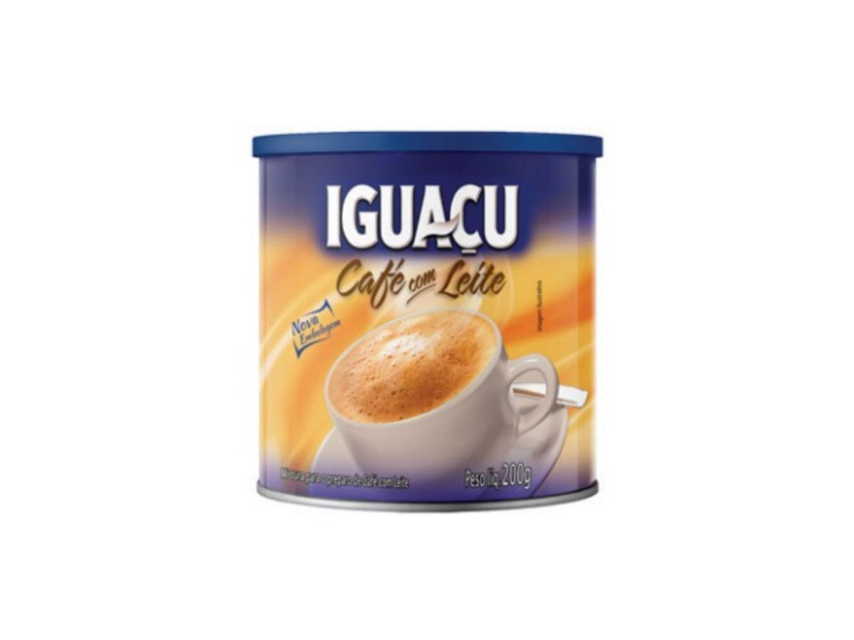 Miniatura Café Com Leite Solúvel Iguaçu Lata 200G