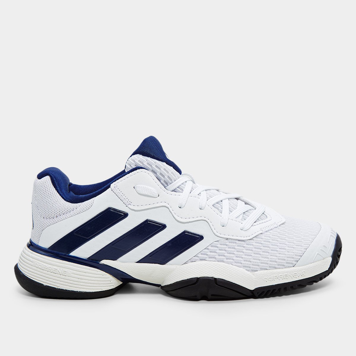 Miniatura Tênis Infantil Adidas Barricade Branco+Azul - 33