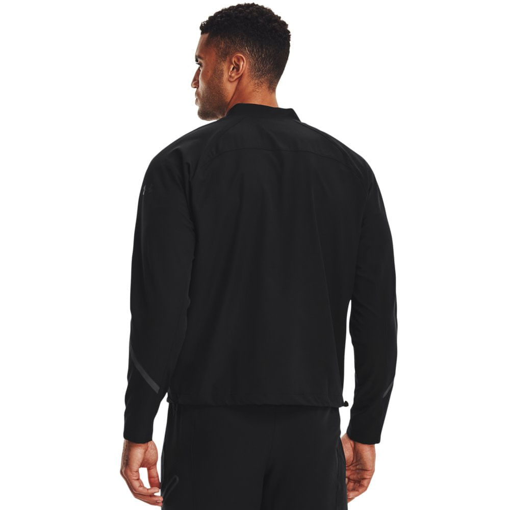 Miniatura Jaqueta de Treino Masculina Under Armour Unstoppable Bomber Preto - P