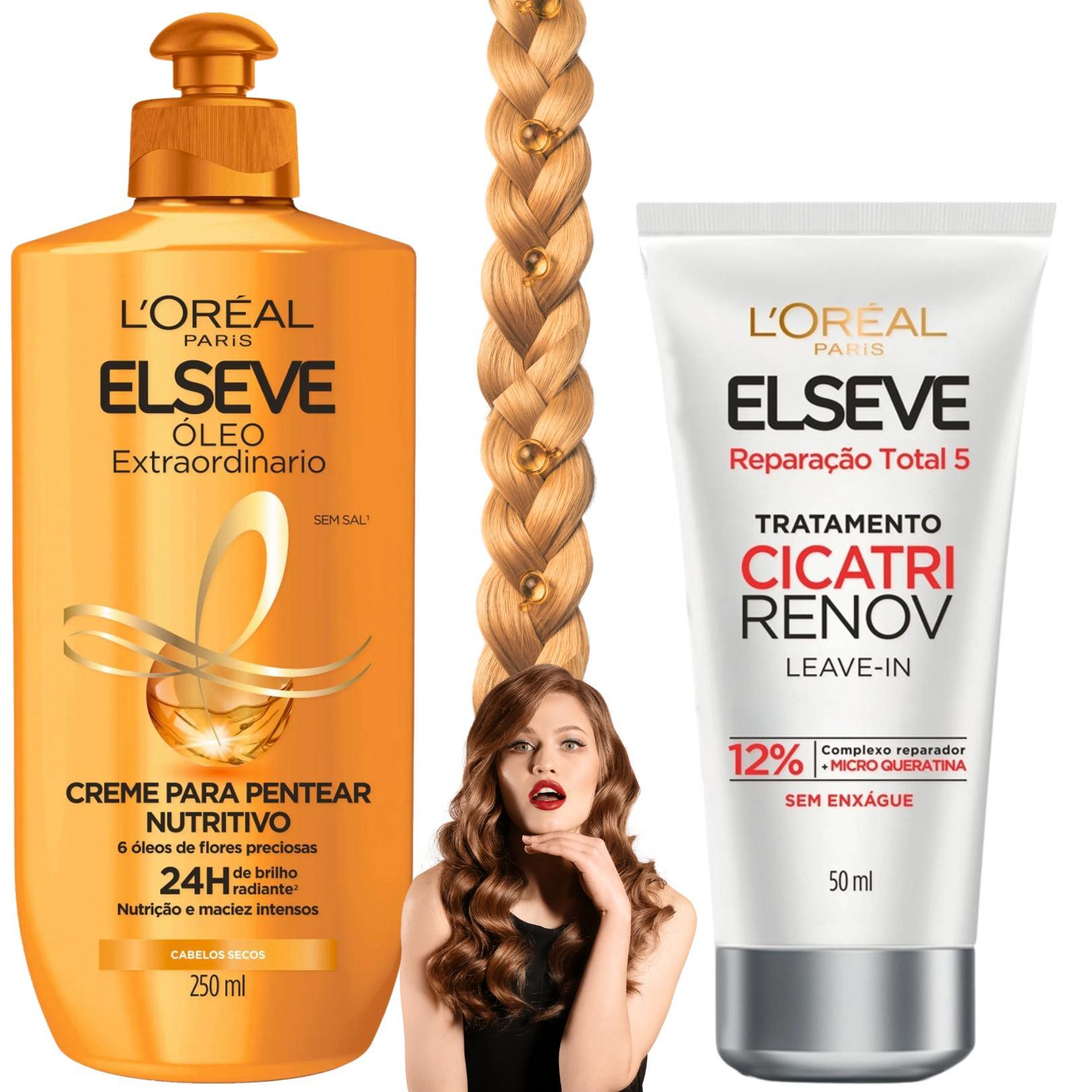 Miniatura Kit Elseve Tratamento Nutritivo Cicatrirenov Extraordinario
