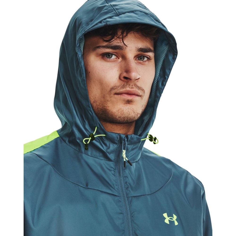 Miniatura Jaqueta de Treino Masculina Under Armour Legacy Windbreaker Verde - G