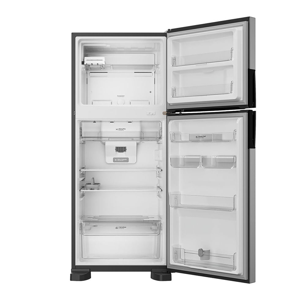 Miniatura Geladeira Consul 412 Litros Frost Free Duplex CRM50MK Inox - 110V