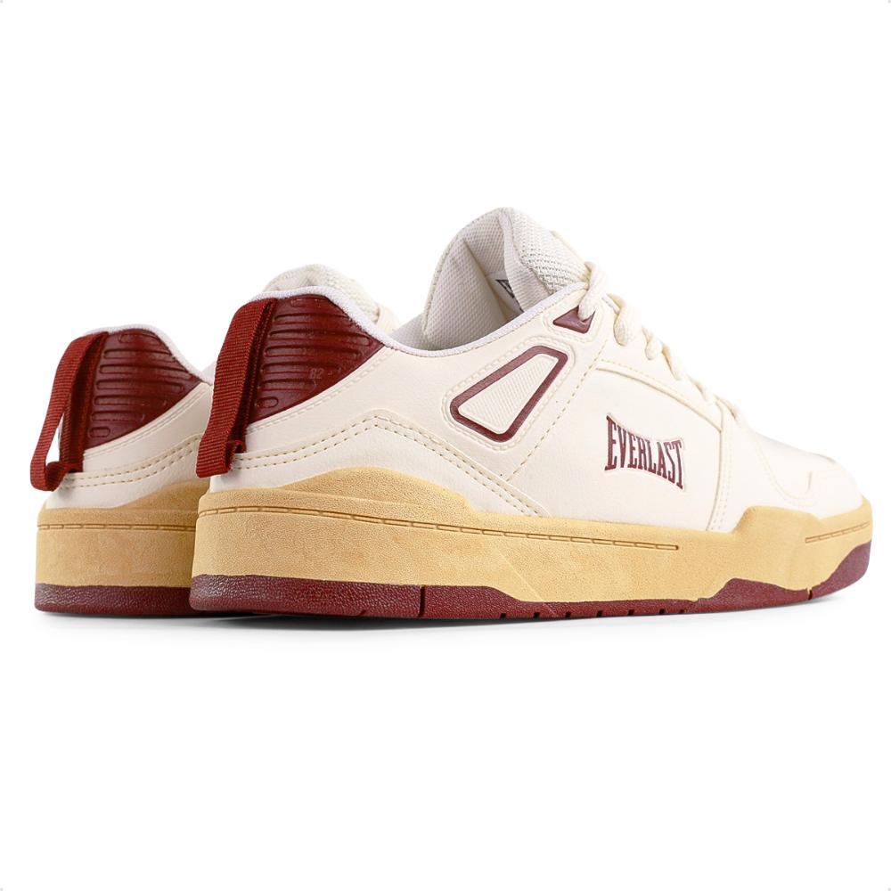 Miniatura Tênis Everlast Masculino Casual Bege / Bordô - 39