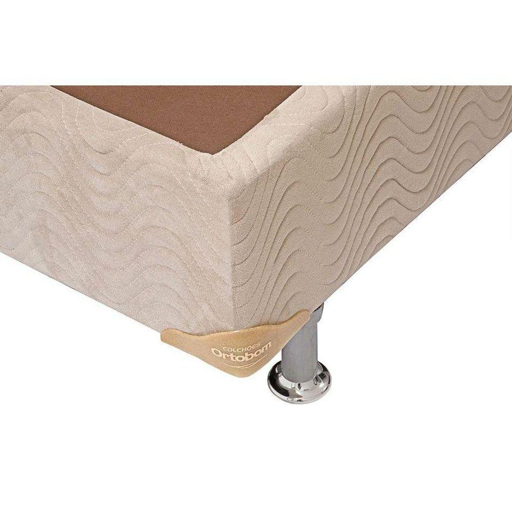 Miniatura Cama Box Base Queen Universal Suede Clean (158x198x30) - Ortobom