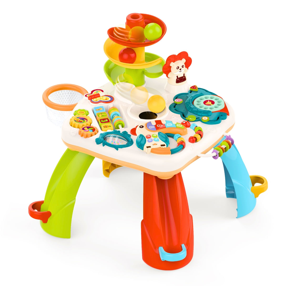 Miniatura Mesa Atividades Infantil Didática Musical Eduka - Maxi Baby