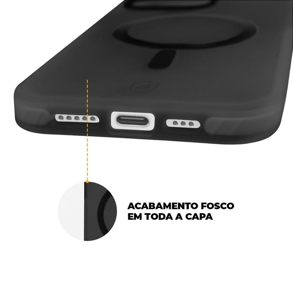Miniatura Capa MagSafe Pro para iPhone 14 Pro Max - Preta - Gshield