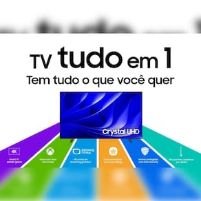 Miniatura Smart TV Samsung 70” 4K Ultra HD 70DU8000 Crystal HDR AirSlim Alexa Gaming Hub