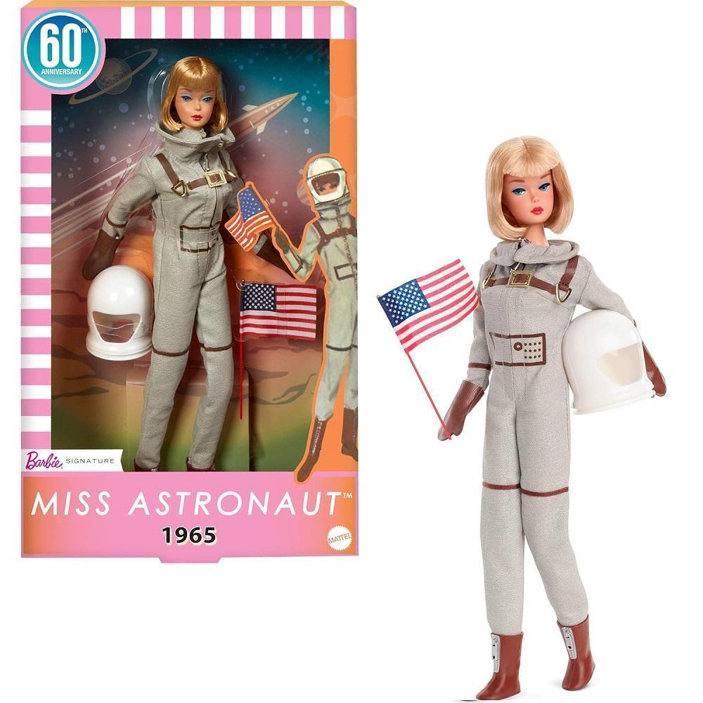 Miniatura Boneca Barbie Miss Astronauta 60º Aniversário - Mattel Jbj48