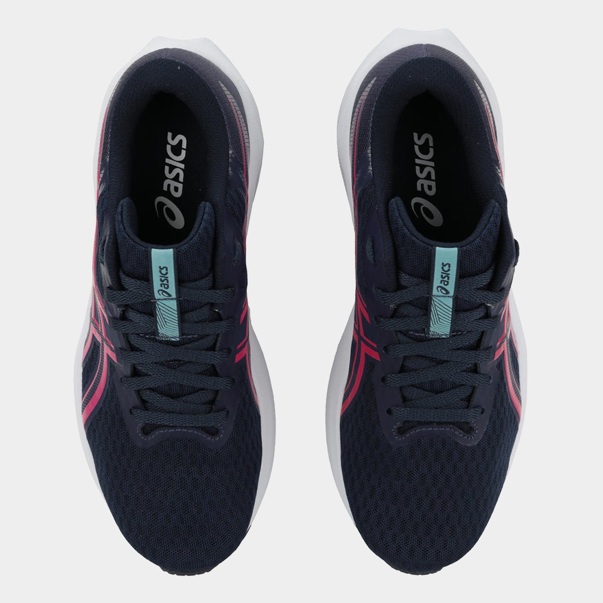 Miniatura Tênis Asics Patriot 14 Feminino Marinho+Rosa - 34