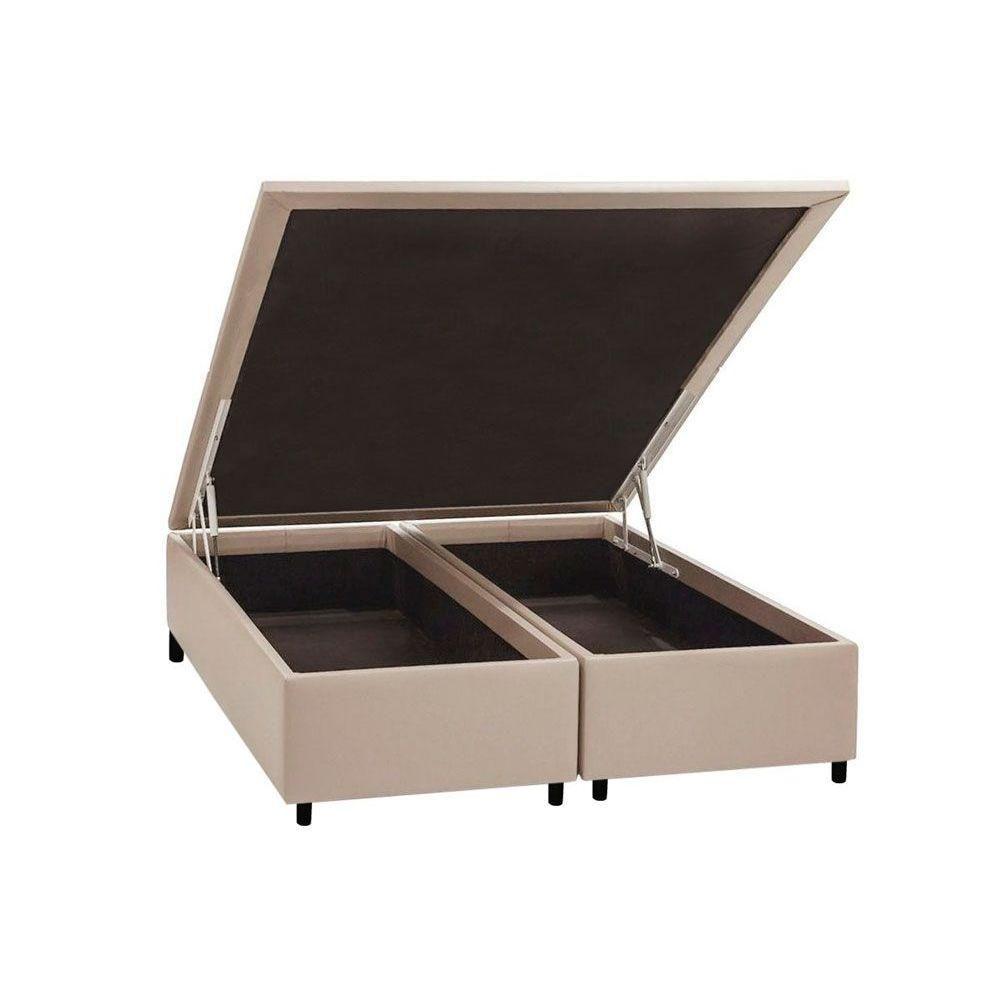 Miniatura Cama Box Baú Universal Queen Courano Clean (158x198x35) - Costa Rica