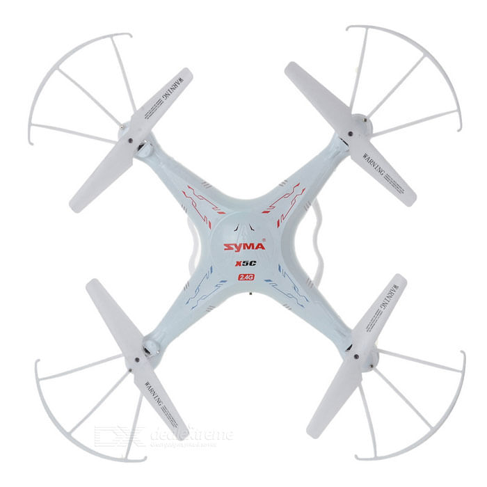 Miniatura Drone quadricoptero  syma x5c com camera grava micro sd