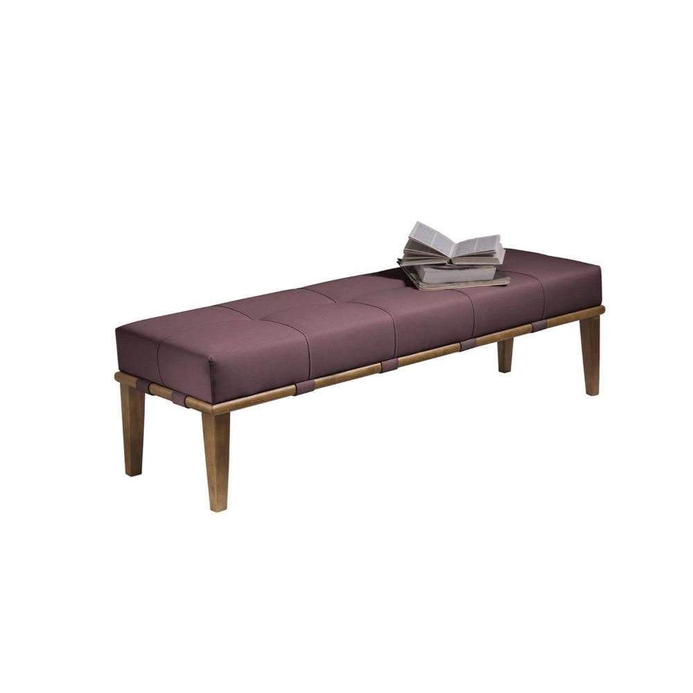 Miniatura Puff 140cm Pés Mel Livia Sofani Rosa