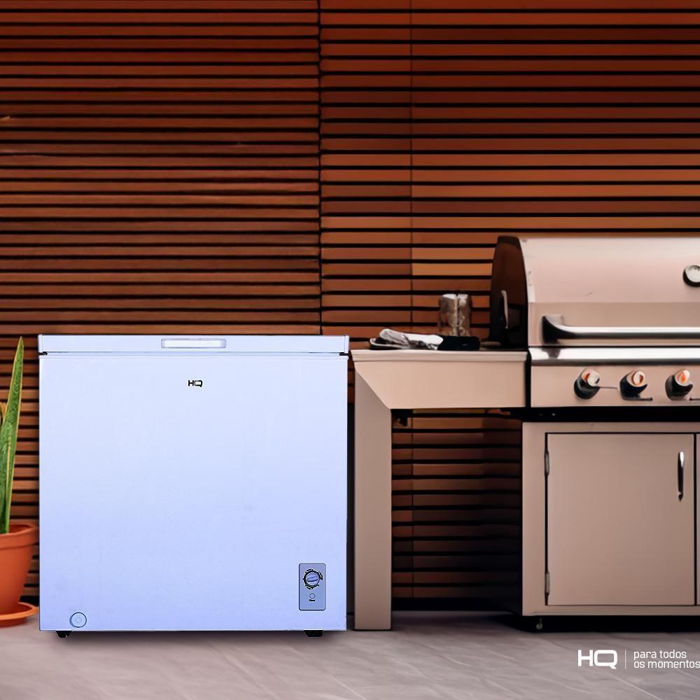 Freezer E Conservador Horizontal HQ 210 Litros Branco HQ-210CFH 110V